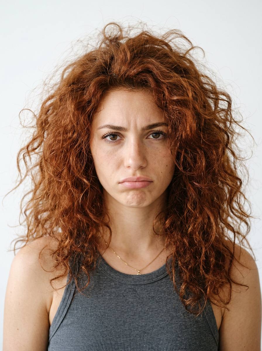 Dopo: capelli lisci