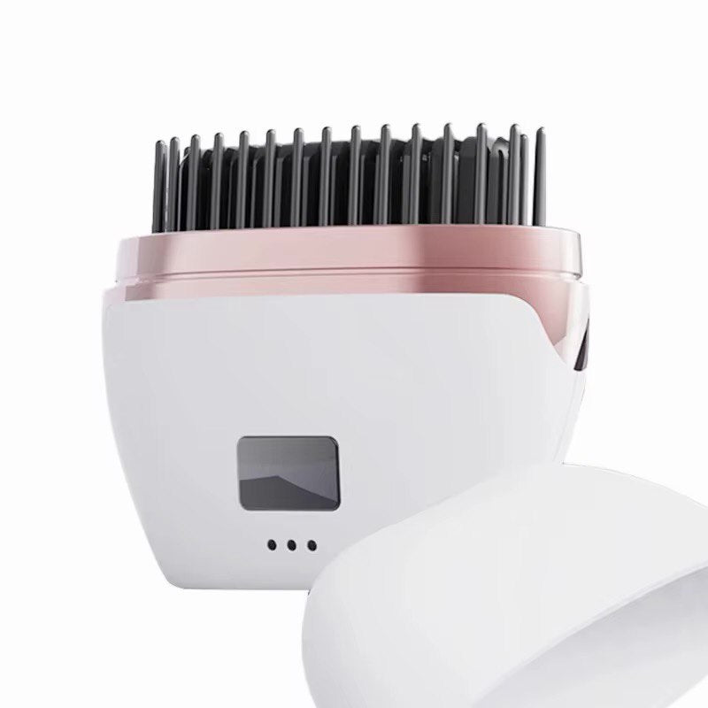 Spazzola lisciante portatile bianca